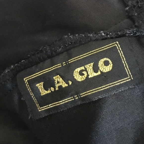 LA Glo Black BodyCon Sleeveless Lace Mini Dress - Picture 7 of 7